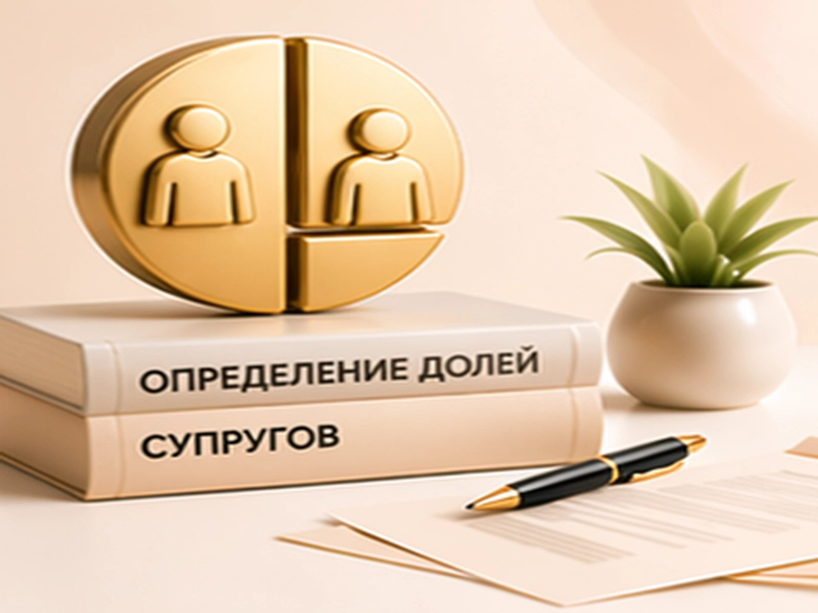 Определение долей супругов